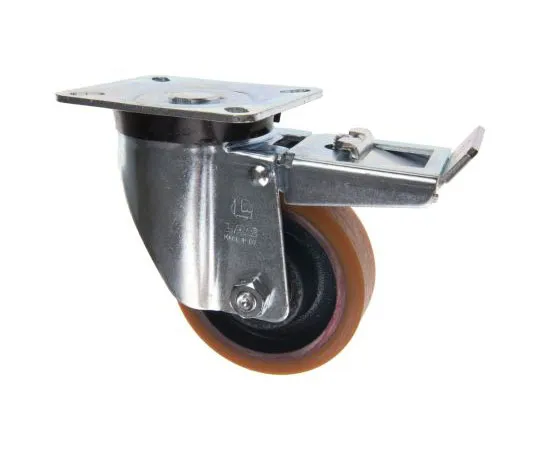 63-7664-32　LAG Braked Swivel Swivel Castor, 300kg Load Capacity, 100mm Wheel Diameter　23603 FR