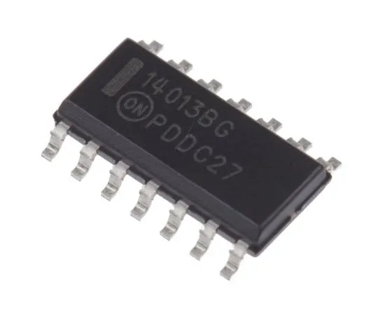 63-7605-77　ON Semiconductor MC14013BDG Dual D Type Flip Flop IC, 14-Pin SOIC　MC14013BDG