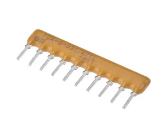 63-7700-88　Bourns 4600X Series 330 Ω, 470 Ω ±2% Dual Terminator Through Hole Resistor Network, 16 Resistors, 1.25W total　4610X-104-331/471L