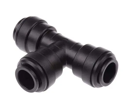 63-7718-54　John Guest PM Pneumatic Tee Tube-to-Tube Adapter, Push In 12 mm x Push In 12 mm x Push In 12 mm　PM0212E
