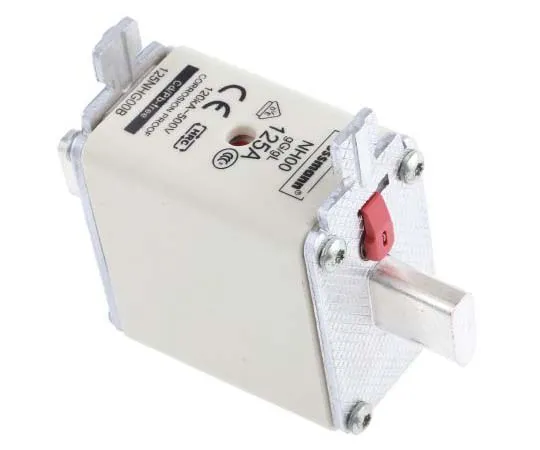 63-7717-53　Cooper Bussmann 125A 00 NH Centred Tag F***, gG - gL, 500V ac　125NHG00B