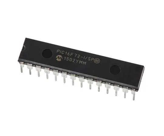63-7563-27　Microchip PIC16F72-I/SP, 8bit PIC Microcontroller, 20MHz, 2K Flash, 28-Pin SPDIP　PIC16F72-I/SP