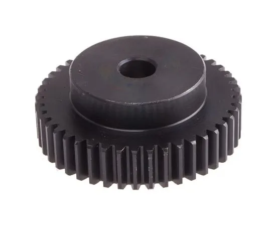 63-7607-08　RS PRO Steel 44 Teeth Spur Gear, 66mm Pitch Diam. , 45mm Hub Diam. , 12mm Bore Diam.　521-6503