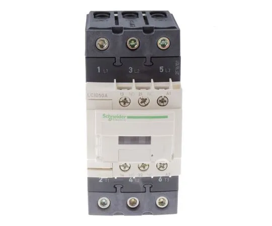 63-7656-50　Schneider Electric 3 Pole Contactor, 50 A, 110 V ac Coil, TeSys D, 3NO, 22 kW　LC1D50AFE7