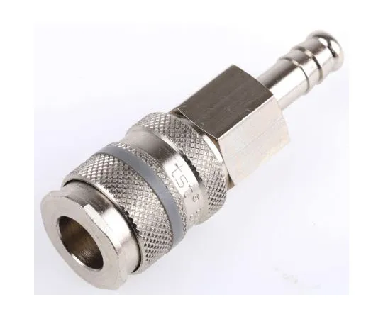 63-7662-71　RS PRO Pneumatic Quick Connect Coupling Brass 8mm Hose Barb　667-1891
