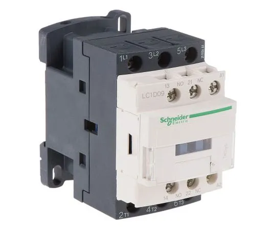63-7631-03　Schneider Electric 3 Pole Contactor, 9 A, 110 V ac Coil, TeSys D, 3NO, 4 kW　LC1D09FE7