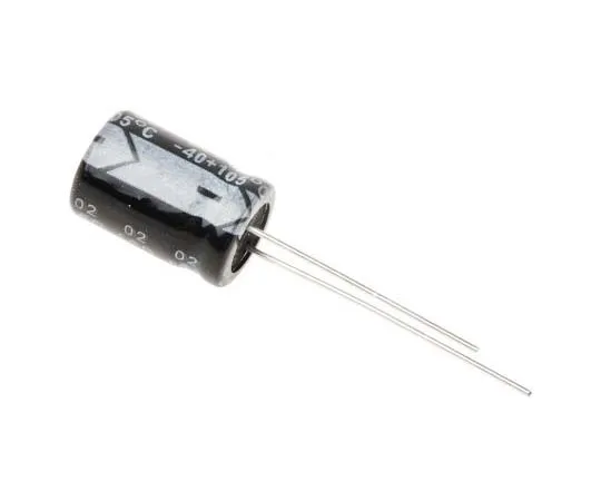 63-7737-51　RS PRO 330μF 50V dc Aluminium Electrolytic Capacitor, Through Hole 10 (Dia.) x 15mm +105°C 10mm 5mm 15mm　170-1254