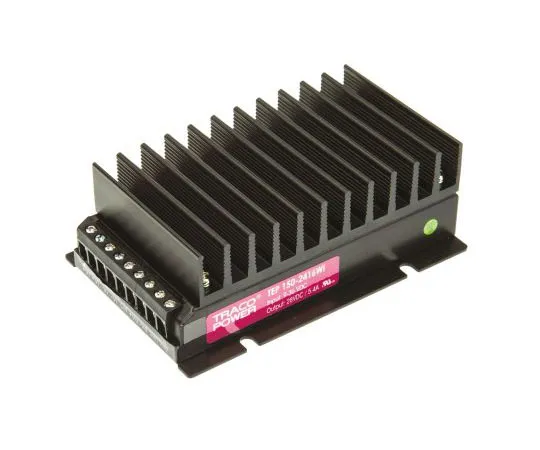 63-7657-60　TRACOPOWER TEP 150WI 150W Isolated DC-DC Converter Through Hole, Voltage in 9 → 36 V dc, Voltage out 28V dc　TEP 150-2416WI