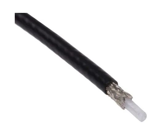 63-7607-81　RS PRO Black Unterminated to Unterminated RG179 Coaxial Cable, 75 Ω 2.8mm OD 50m　521-7950
