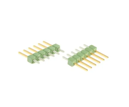 63-7668-11　TE Connectivity AMPMODU MOD II, 6 Way, 1 Row, Straight Pin Header　826629-6