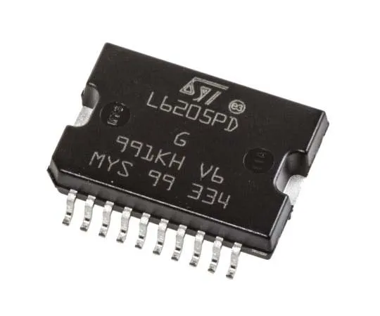63-7744-72　STMicroelectronics L6205PD,  Brushed Motor Driver IC, 52 V 2.8A 20-Pin, PowerSO　L6205PD