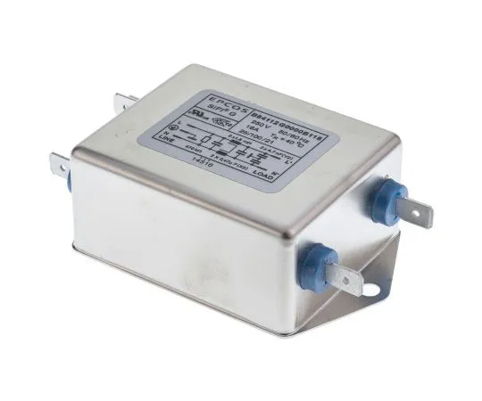 63-7589-55　EPCOS B84112G Series 16A 250 V ac/dc 50 → 60Hz Chassis Mount RFI Filter, with Screw Terminals, Single Phase　B84112G0000B116