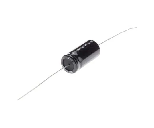 63-7727-86　RS PRO 10μF 160V dc Aluminium Electrolytic Capacitor, Through Hole 10 (Dia.) x 21mm +105°C 10mm 21mm　170-1082
