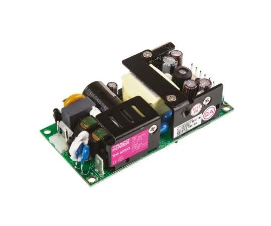 63-7725-95　TRACOPOWER 55W Dual Output Embedded Switch Mode Power Supply SMPS, 3 A, 6 A, 5/12V dc Open Frame　TOP 60252