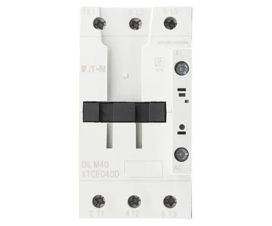 63-7602-87　Eaton 3 Pole Contactor, 40 A, 400 V ac Coil, xStart, 3NO, 18.5 kW　277768 & DILM40(400V50HZ,440V60HZ)