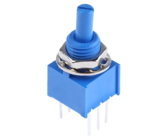 63-7608-52　Bourns 2 Gang Rotary Conductive Plastic Potentiometer with a 3.18 mm Dia. Shaft, 10kΩ, ±20%, 0.25W, Linear　3310H-003-103L