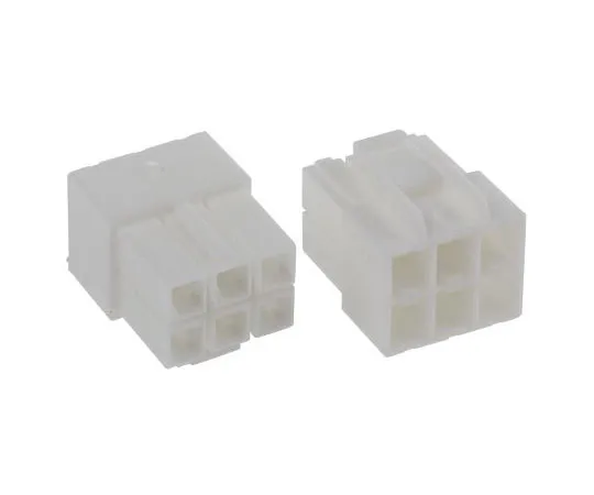 63-7570-48　JST VL Male Connector Housing, 6.2mm Pitch, 6 Way, 2 Row　VLP-06V