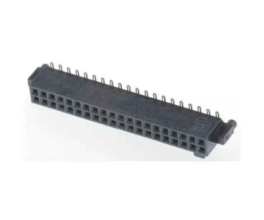 63-7596-02　Samtec SFM Series 1.27mm Pitch 40 Way 2 Row Straight PCB Socket, Surface Mount, Solder Termination　SFM-120-02-S-D-A