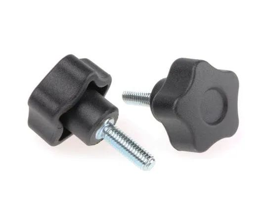 63-7550-76　Elesa Black Polymer Knob 69822, M5 x 16　69822