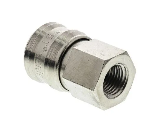 63-7662-93　RS PRO Pneumatic Quick Connect Coupling Brass 1/4 in Threaded　667-1970