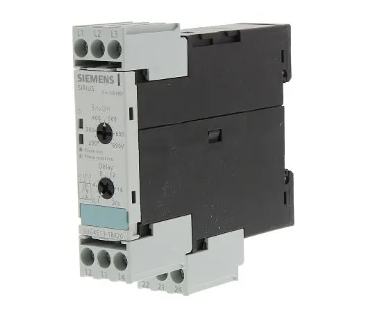 63-7605-62　Siemens Phase, Voltage Monitoring Relay With DPDT Contacts, 160 → 690 V ac, 3 Phase　3UG4513-1BR20