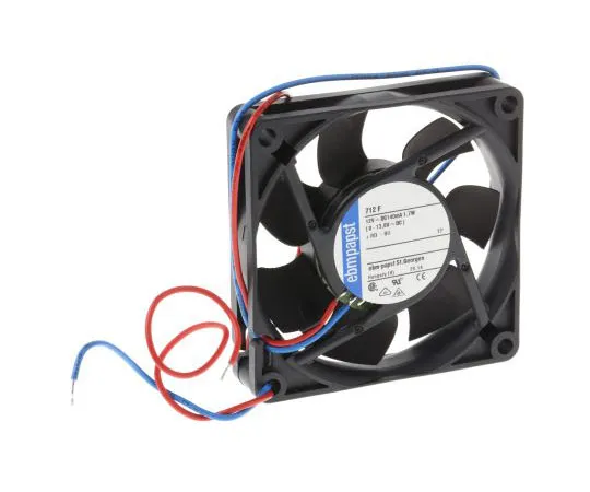 63-7557-72　ebm-papst 700F Series Axial Fan, 70 x 70 x 15mm, 44m³/h, 1.7W, 12 V dc　712F