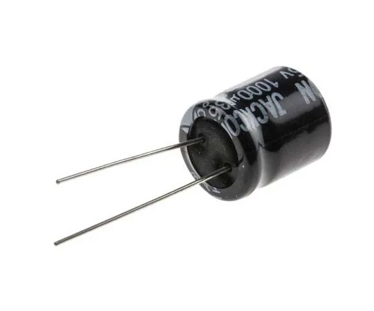 63-7737-22　RS PRO 1000μF 35V dc Aluminium Electrolytic Capacitor, Through Hole 13 (Dia.) x 16mm +105°C 13mm 5mm 16mm　170-1230