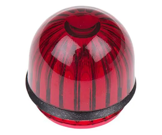 63-7567-31　Panel Mount Indicator Lens Domed Style, Red, 15.86mm diameter , 15.86 mm Long　052-3191-003