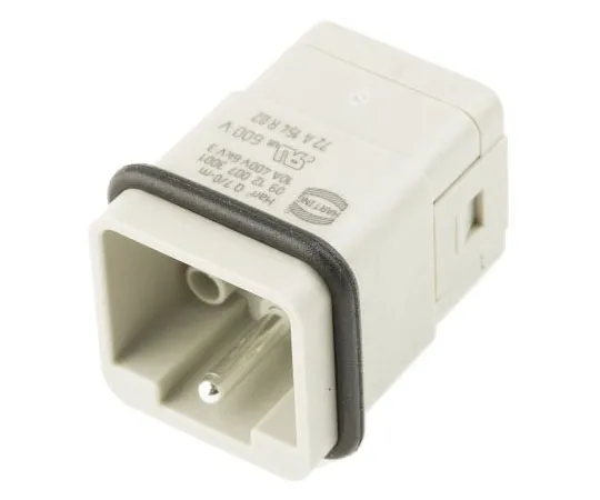 63-7602-47　Han Q Series Connector Insert, Male, 8 Way, 10A, 400 V　9120073001