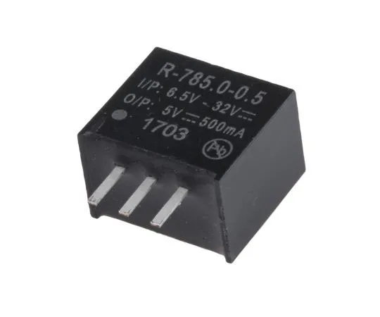 63-7614-06　Recom Switching Regulator, 6.5 → 32V dc Input, 5V dc Output, 500mA　R-785.0-0.5