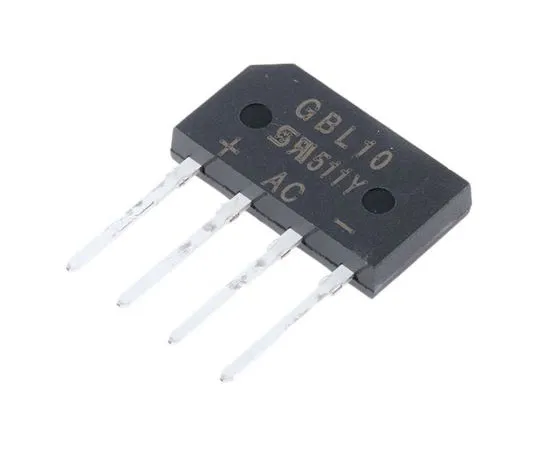 63-7694-48　Taiwan Semiconductor GBL10 D2, Bridge Rectifier, 4A 1000V, 4-Pin GBL　GBL10 D2
