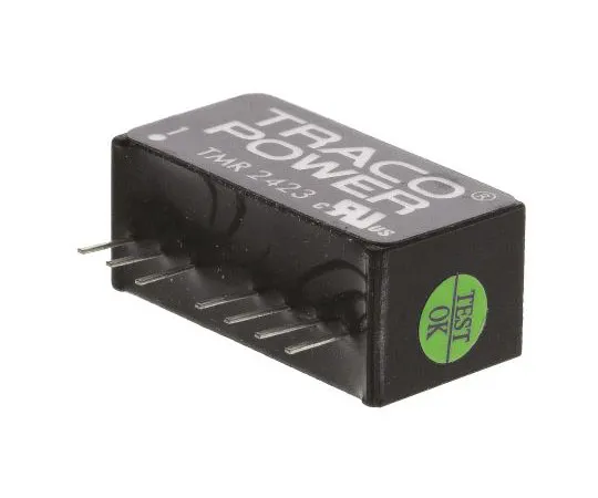 63-7600-26　TRACOPOWER TMR 2 2W Isolated DC-DC Converter Through Hole, Voltage in 18 → 36 V dc, Voltage out ±15V dc　TMR 2423