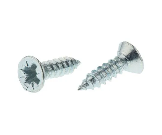 63-7627-43　RS Pro Bright Zinc Plated Steel Self Tapping Screw N°6 x 1/2in Long 13mm Long　546-5480