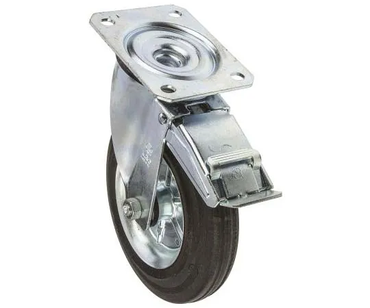 63-7704-12　LAG Braked Swivel Swivel Castor, 230kg Load Capacity, 200mm Wheel Diameter　12286  FR