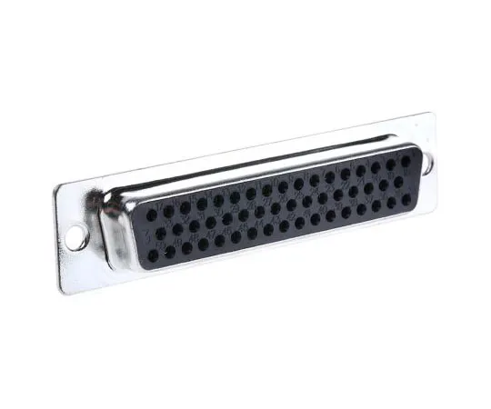 63-7612-56　RS 50 Way Through Hole PCB D-sub Connector Socket, 2.77mm Pitch　528-3648