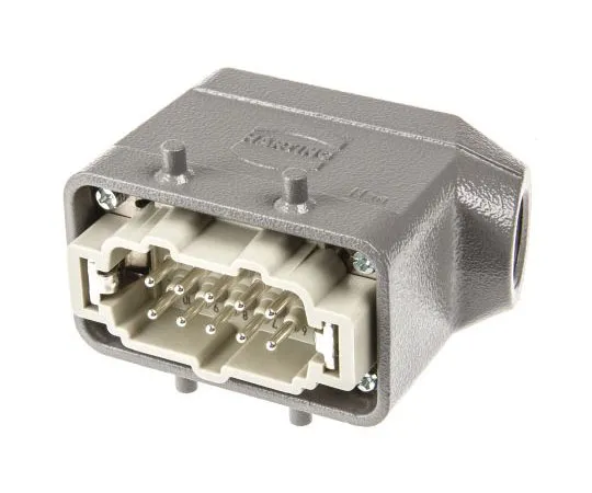 63-7584-16　Han E Series 10 Way Male 16A Connector Kit, includes Hood, Insert　09330102601+19300101520