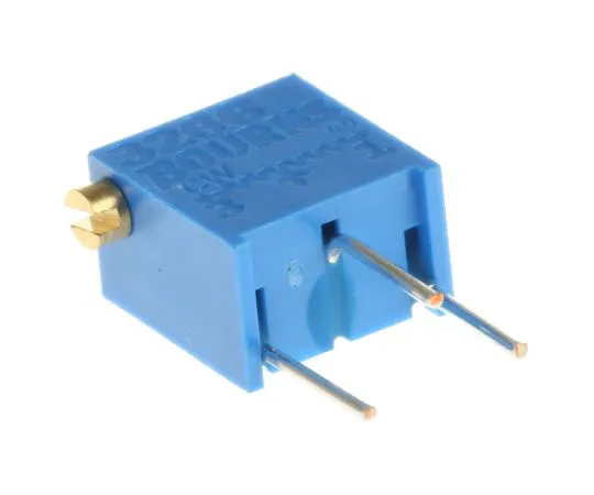 63-7608-06　5kΩ Through Hole Trimmer Potentiometer 0.25W Side Adjust Bourns 3266 Series　3266X-1-502LF