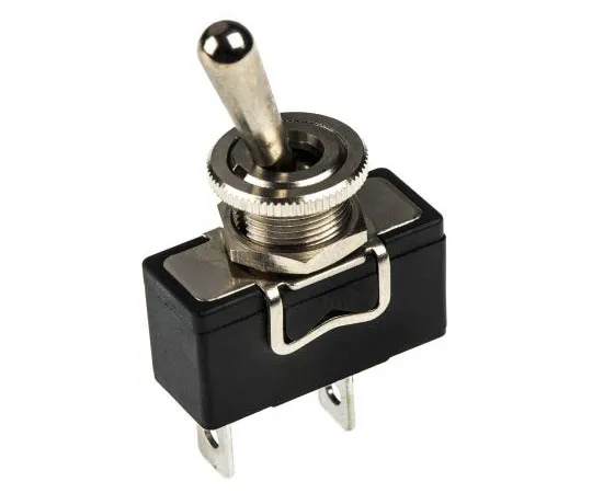 63-7605-19　APEM Single Pole Single Throw (SPST) Toggle Switch, Latching, Panel Mount　X12CP