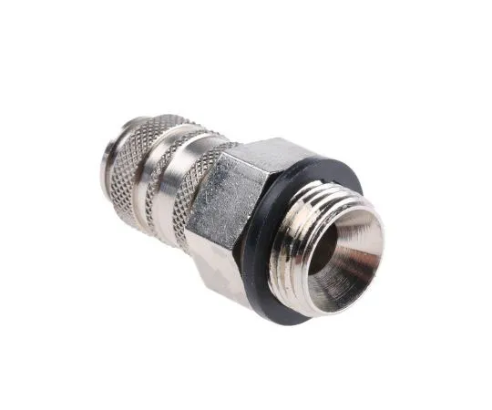 63-7662-60　RS PRO Pneumatic Quick Connect Coupling Brass 3/8 in Threaded　667-1847