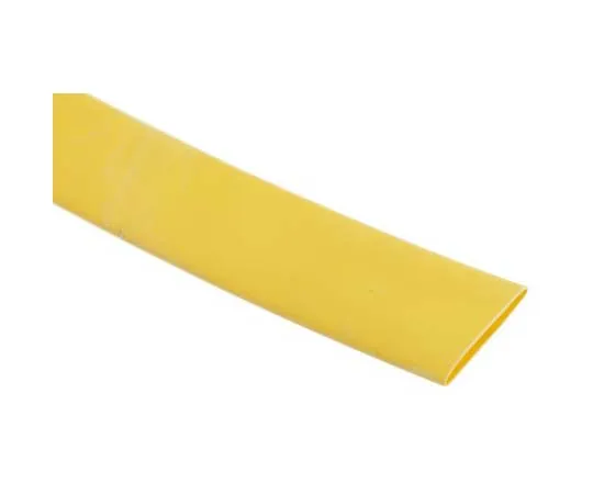63-7710-21　RS Yellow No Heat Shrink Tubing 9.5mm Sleeve Dia. x 6m Length 2:1 Ratio　700-4719