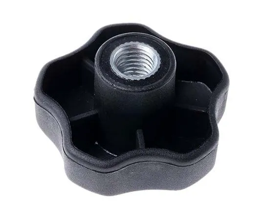 63-7715-03　RS PRO Black Thermoplastic Knob, M12 x 18　702-7623