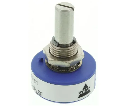 63-7560-32　Vishay 1 Gang Continuous Turn Rotary Conductive Plastic Potentiometer with a 6.35 mm Dia. Shaft, 20kΩ, ±20%, 1W, Linear　357B0203MAB251S22