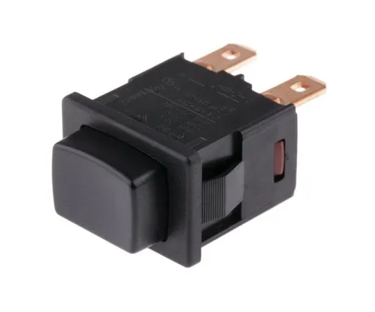 63-7630-15　Marquardt Single Pole Single Throw (SPST) Latching Push Button Switch, IP40, 12.9 x 19.2mm, Panel Mount, 250V ac　1683.1101