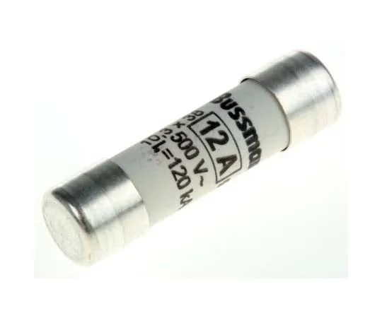 63-7717-36　Cooper Bussmann, 12A Ceramic Cartridge F***, 10 x 38mm　C10G12