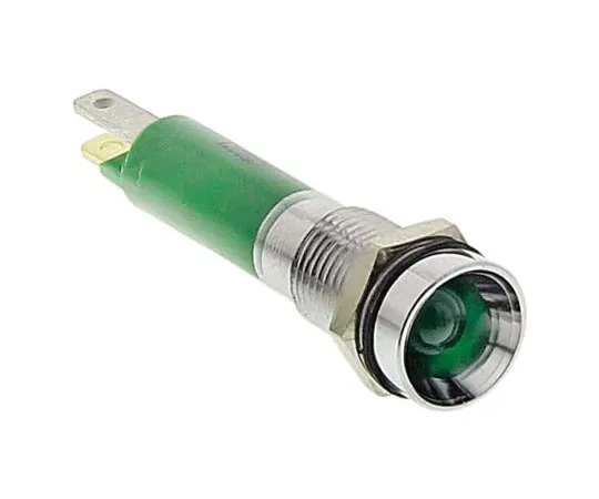 63-7583-42　CML Innovative Technologies Green Indicator, 24 V ac/dc, 8mm Mounting Hole Size　190503Z1