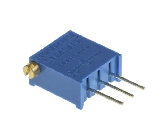63-7608-22　1kΩ Through Hole Trimmer Potentiometer 0.5W Side Adjust Bourns 3296 Series　3296X-1-102LF