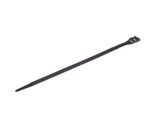 63-7659-12　RS PRO Black Nylon Double Locking Cable Tie Cable Tie, 300mm x 9 mm　666-4681