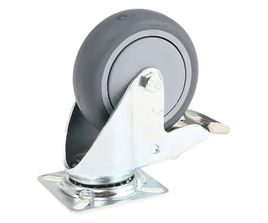 63-7558-96　Tente Braked Swivel Swivel Castor, 75kg Load Capacity, 75mm Wheel Diameter　2477PJP075P40