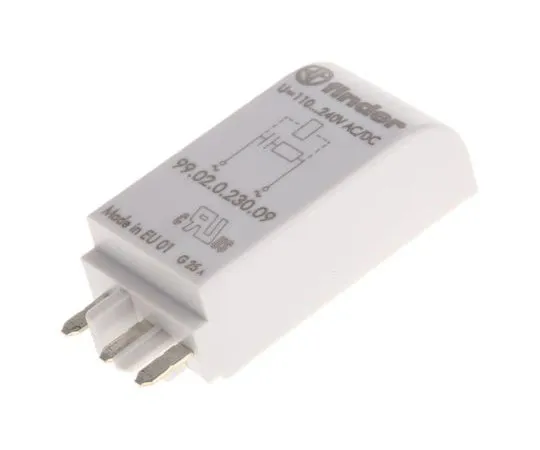 63-7646-25　Finder 230V ac/dc Plug In Interface Relay Module　99.02.0.230.09