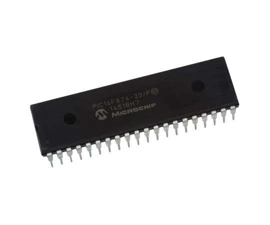 63-7563-42　Microchip PIC16F874-20/P, 8bit PIC Microcontroller, 20MHz, 128 x 8 words, 4K x 14 words Flash, 40-Pin PDIP　PIC16F874-20/P